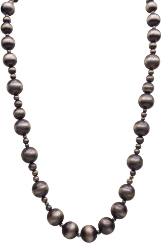 Sterling Silver Navajo Pearls | Navajo Handmade