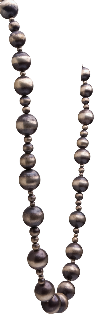 Sterling Silver Navajo Pearls | Navajo Handmade