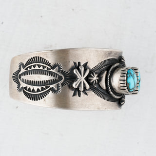 Birdseye Kingman Turquoise Cuff | Bernyse Chavez