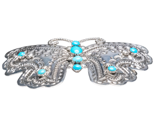 Butterfly Barrette with Sleeping Beauty Turquoise | June Defaito