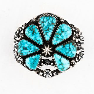 Spiderweb Kingman Naja Cuff | Happy Piasso