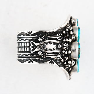 Spiderweb Kingman Naja Cuff | Happy Piasso