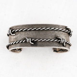 Sterling Silver Barbed Wire Cuff | Joshua Bingham