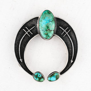 Sonoran Gold Turquoise Tufa Naja Pendant | Aaron Anderson