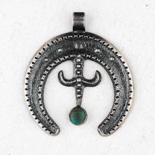 Sonoran Gold Turquoise Tufa Pendant | Monty Claw