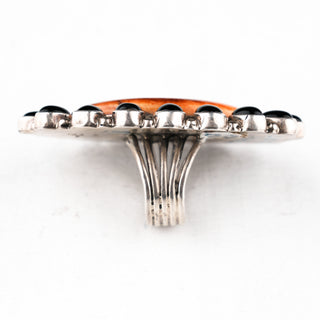 Spiny Oyster Shell & Black Onyx Ring | Geraldine James