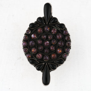 Black Onyx & Spiny Oyster Shell Ring | D.B.