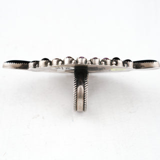 Black Onyx & Spiny Oyster Shell Ring | D.B.