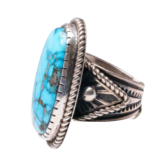 High-Grade Kingman Turquoise Ring | Albert Jake
