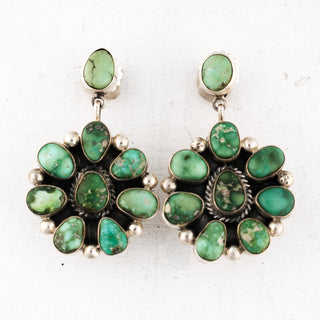 Sonoran Gold Turquoise Cluster Earrings | Lucinda Linkin