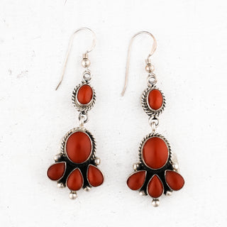 Coral Earrings | C. Wylie