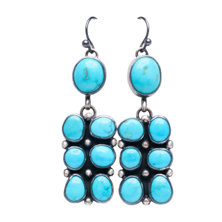 Sleeping Beauty Turquoise Earrings | Loretta Delgarite