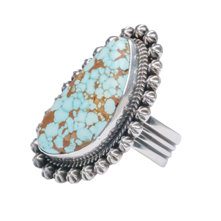 Number 8 Turquoise Ring | Happy Piasso