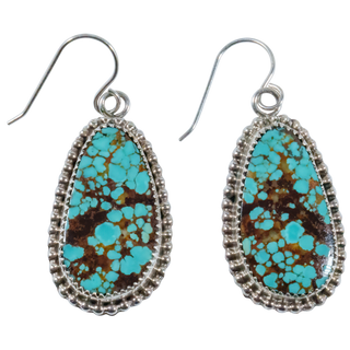 Number 8 Turquoise Earrings | Bonnie Benally