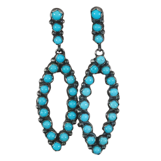 Sleeping Beauty Turquoise Earrings | Artisan Handmade