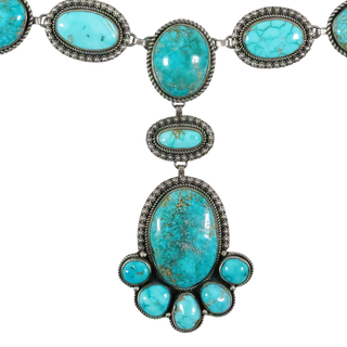 Number 8 Turquoise Lariat Necklace | Mary Ellen