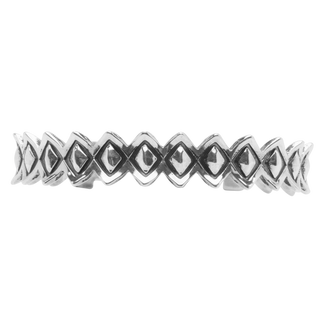 Handstamped Sterling Silver Bracelet | Tol-pi-yiné Simbola
