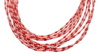 Ten-Strand Coral & Pink Coral Necklace | Dan Archuletta