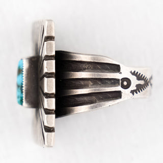 Birdseye Kingman Turquoise Ring | Calvin Martinez