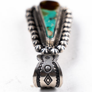 Hand Stamped Royston Turquoise Pendant | Happy Piasso