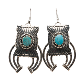 Kingman Turquoise Naja Earrings | Lambert Perry