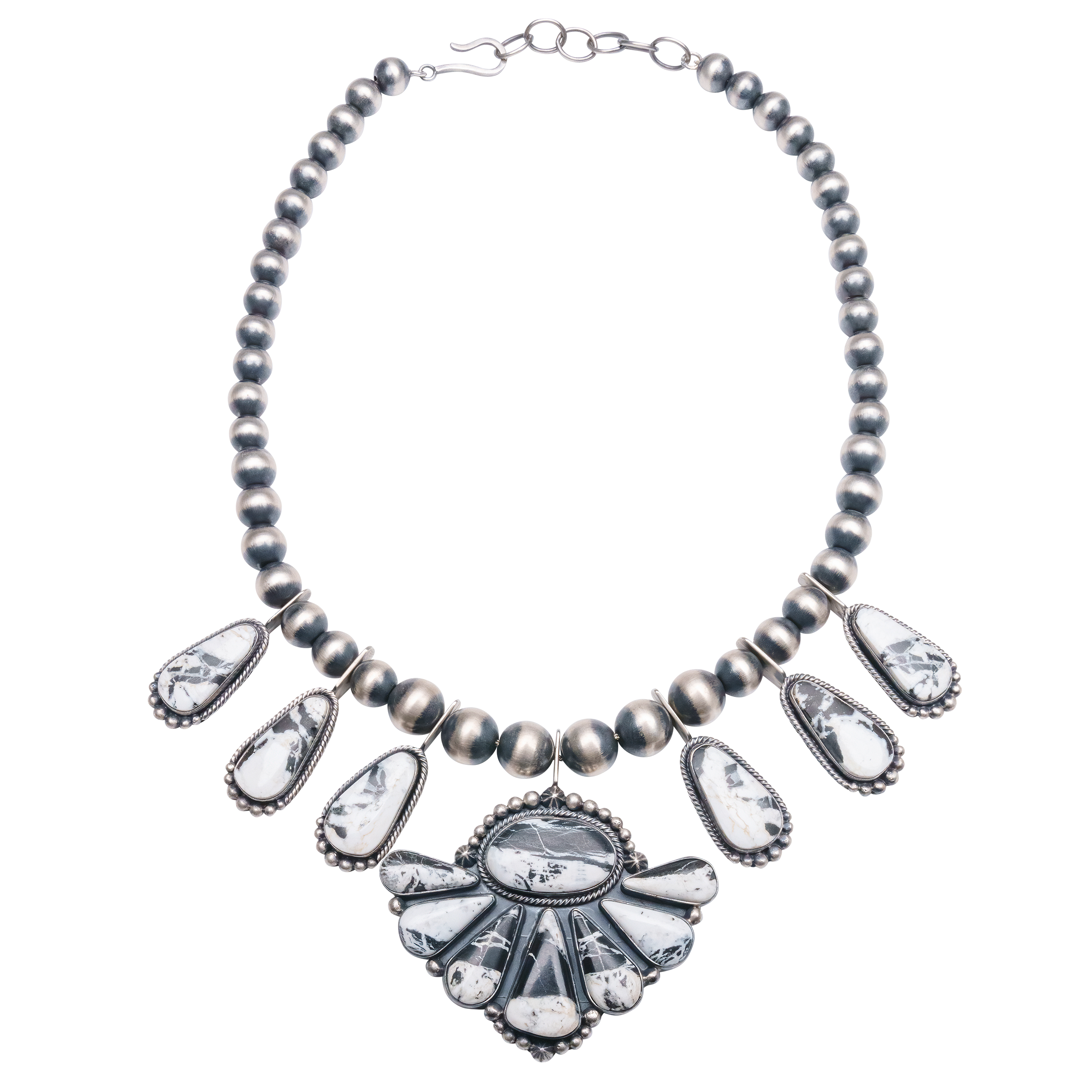 White buffalo hot sale turquoise necklace