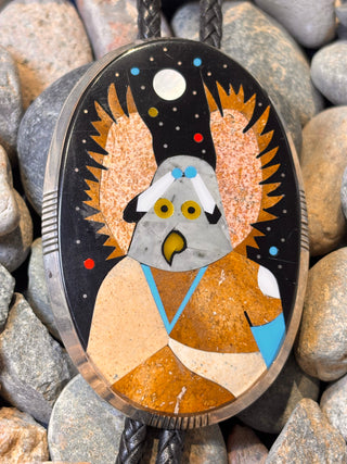 Owl Kachina Bolo | Calvin Desson
