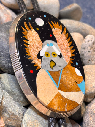 Owl Kachina Bolo | Calvin Desson