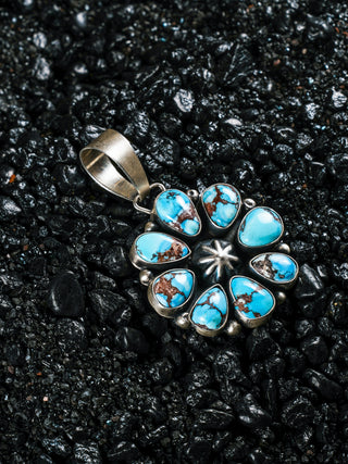 Golden Hills Turquoise Pendant | Rena Shelly