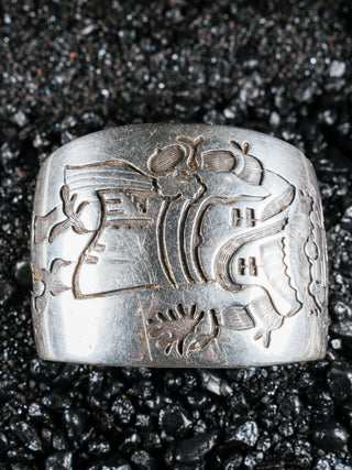 Sterling Silver Dancing Kachina Cuff | Hyson Craig