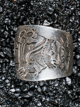 Sterling Silver Dancing Kachina Cuff | Hyson Craig