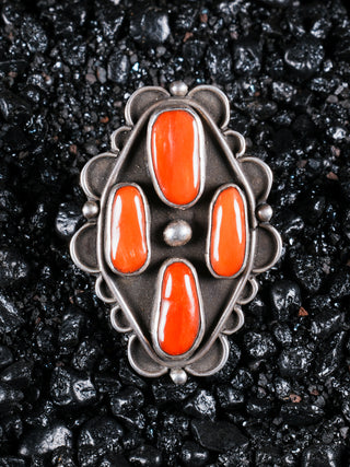 Vintage Branch Coral Ring | Artisan Handmade