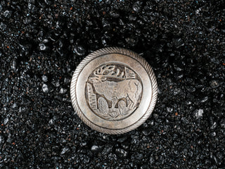 Sterling Silver Elk Storyteller Belt Buckle | Artisan Handmade