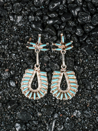 Sleeping Beauty Turquoise Earrings | Artisan Handmade