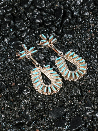 Sleeping Beauty Turquoise Earrings | Artisan Handmade