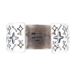 Sleeping Beauty Turquoise, Mother of Pearl, Jet, & Coral Crown Dencer Cuff | Ronnie Willie