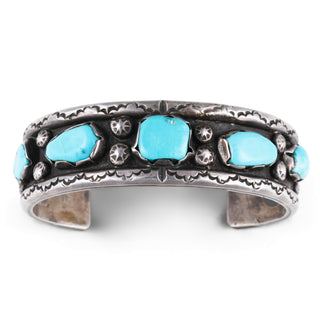 Kingman Turquoise Vintage Cuff | Artisan Handmade