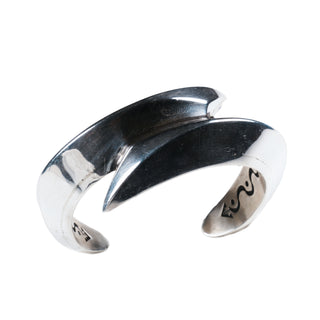 Sterling Silver Bar Cuff | Artisan Handmade