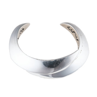 Sterling Silver Bar Cuff | Artisan Handmade
