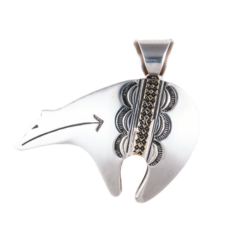 14k Gold Bear Pendant | Ray Tafoya