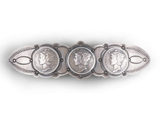 Mercury Dime Barrette | Buffalo Dancer (Lawrence Archuleta)