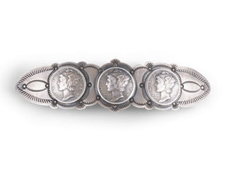 Mercury Dime Barrette | Buffalo Dancer (Lawrence Archuleta)