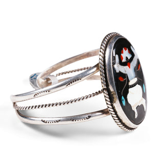 Vintage Apache Crown Dancer Inlay Cuff | R.