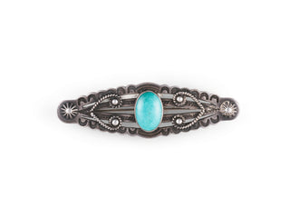 Vintage Turquoise Pin | Artisan Handmade