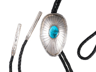 Kingman Turquoise Bolo Tie | Artisan Handmade