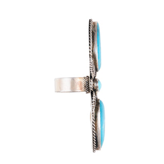 Kingman Turquoise Feather Ring | Hemerson Brown