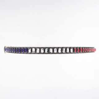 White Buffalo Turquoise, Spiny Oyster Shell, & Lapis Hat Band | T.J.F.