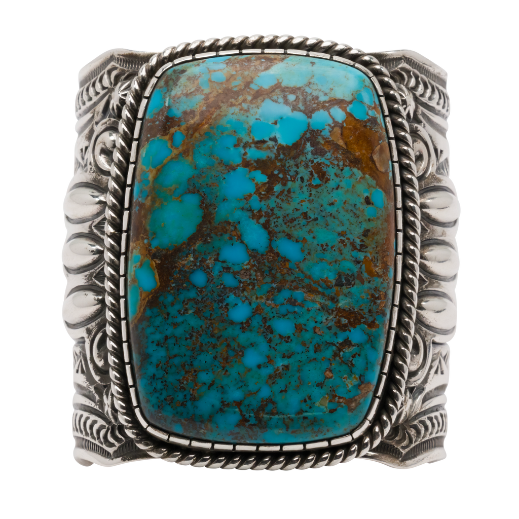Gobber Turquoise Cuff | Arnold Blackgoat – Samsville Gallery