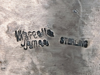 Handstamped Coral Cuff | Marcella James