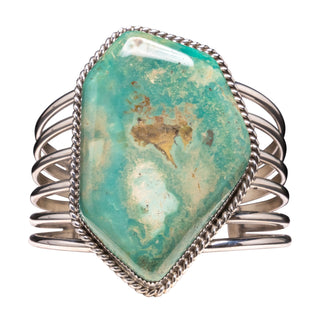Kingman Turquoise Bracelet | Navajo Handmade